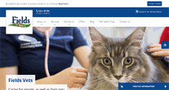 Desktop Screenshot of fieldsvets.co.uk